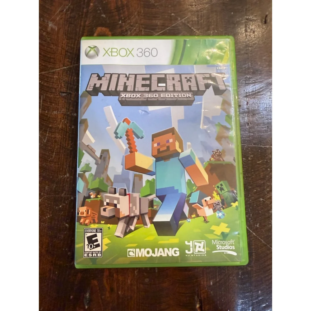 Unisex Microsoft Minecraft Xbox 360 Edition Video Game One Size Green White